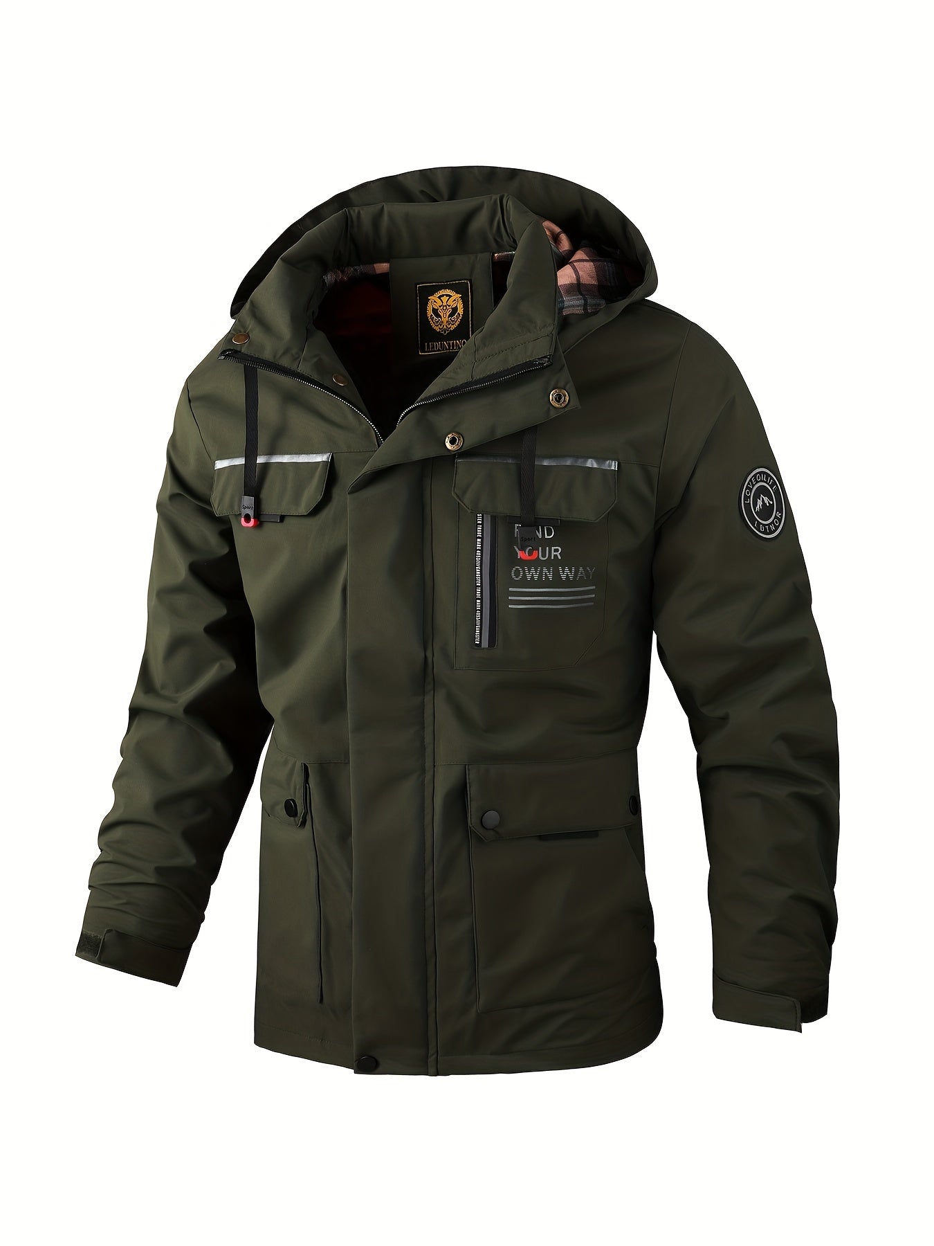 Veste pratique pour homme extérieur capuche
