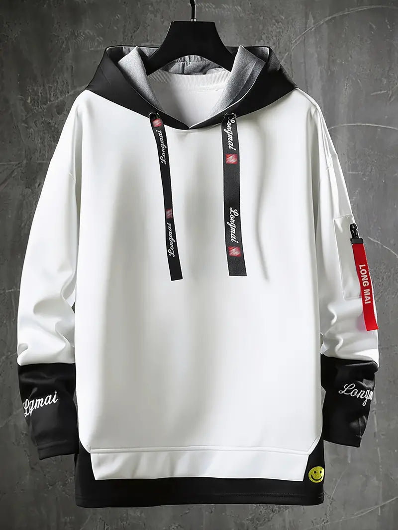 Sweat à capuche moderne pour homme Tendance décontractée
