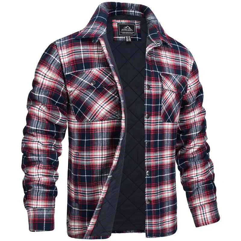 Chemise homme en flanelle coupe moderne