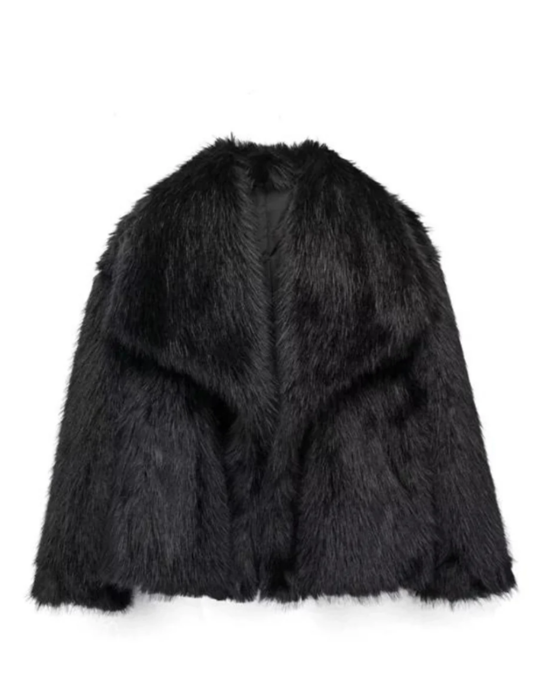 Élégant manteau d'hiver pour femme avec fausse fourrure