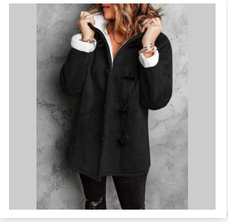 Manteau d'hiver femme chaud isolé à capuche