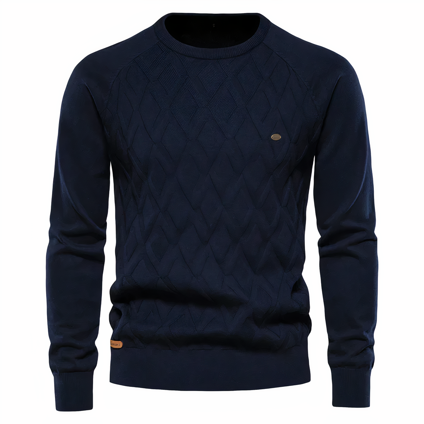Chemise homme motif losanges élégante