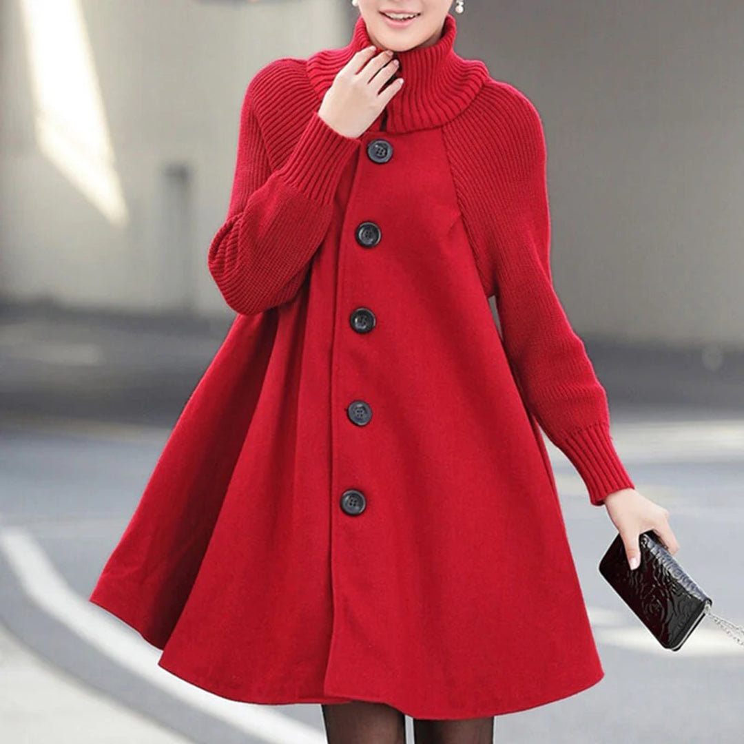 Veste d'automne élégante longue pour femme