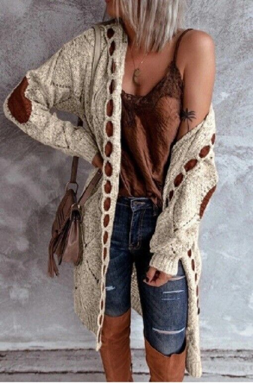 Cardigan long et élégant pour femme