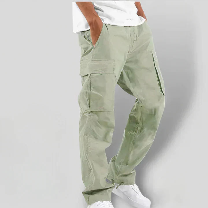 Pantalon cargo pour homme gris foncé style moderne