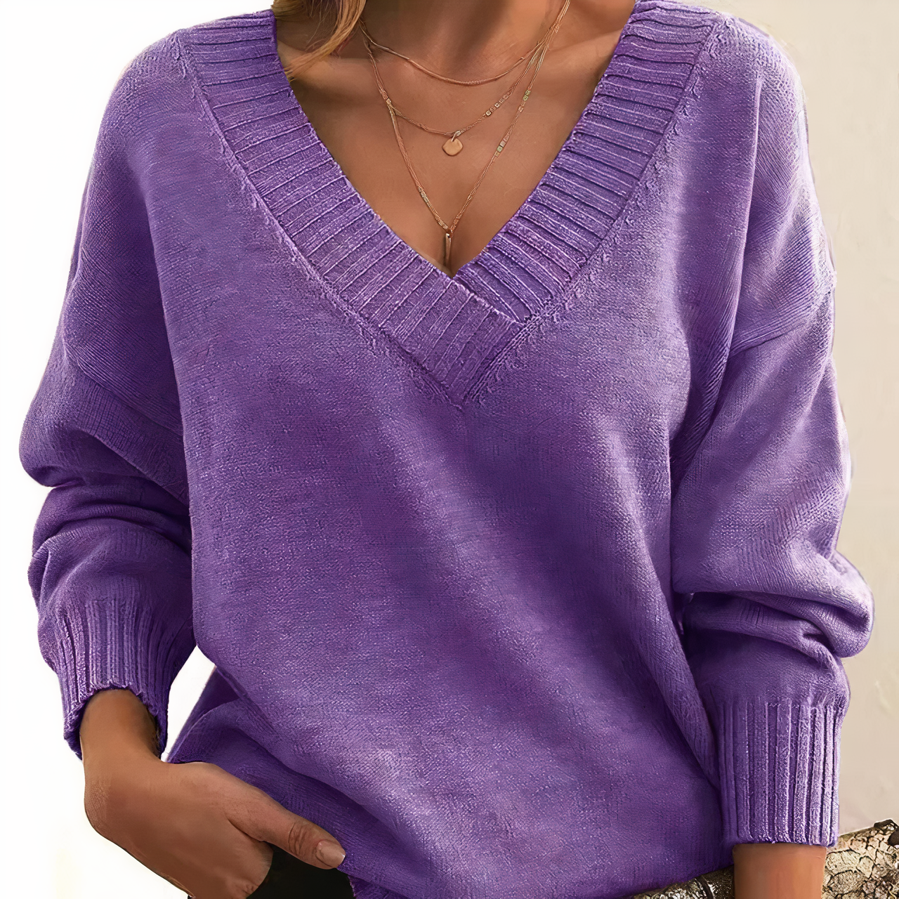 Pull de luxe en cachemire doux