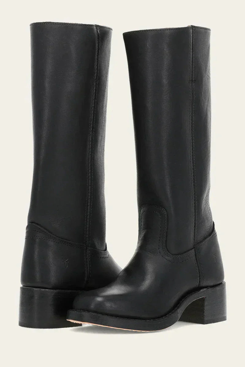 Bottes en cuir pour fille Coupe élégante