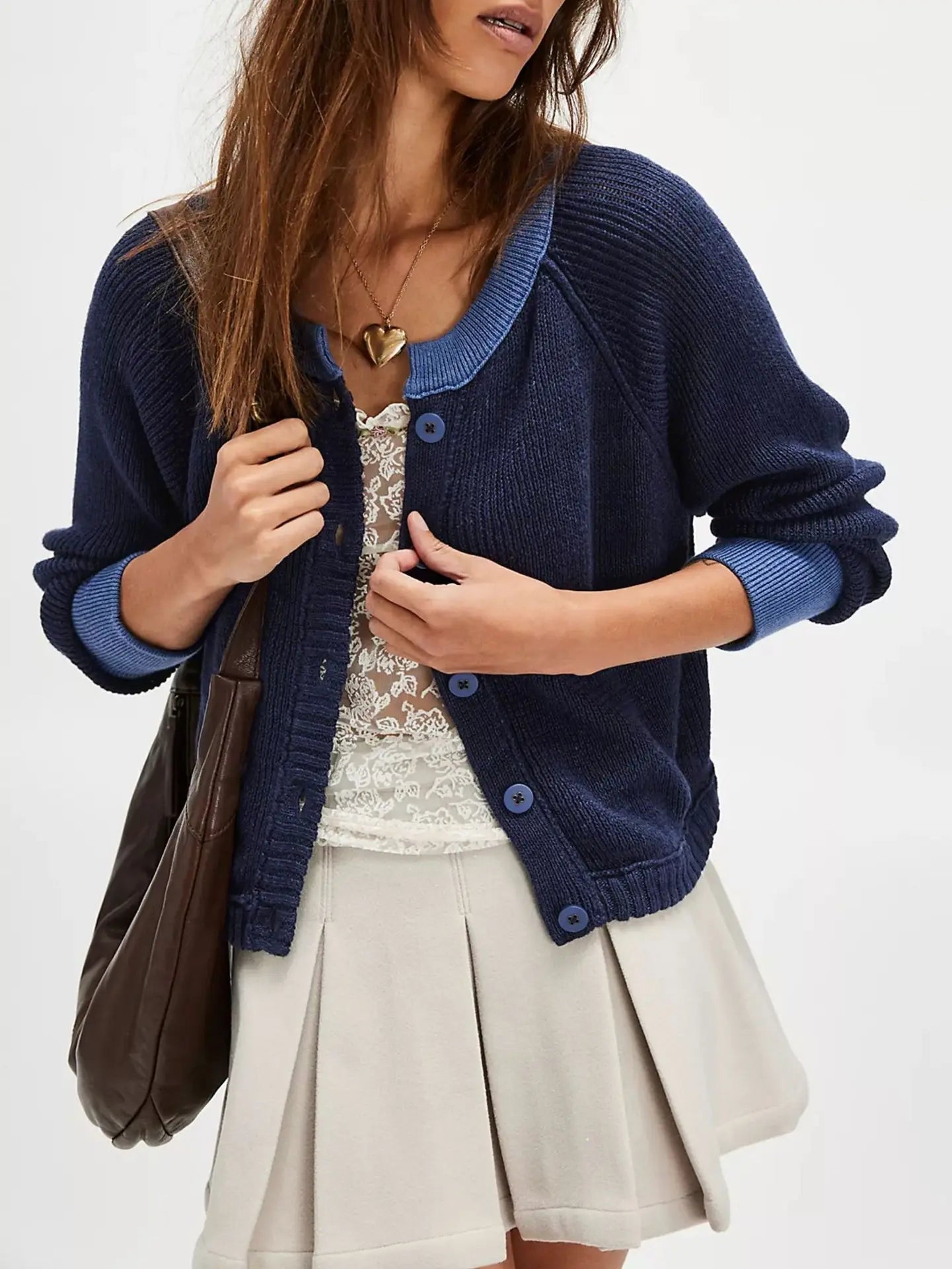 Cardigan long manches longues tendance pour femme