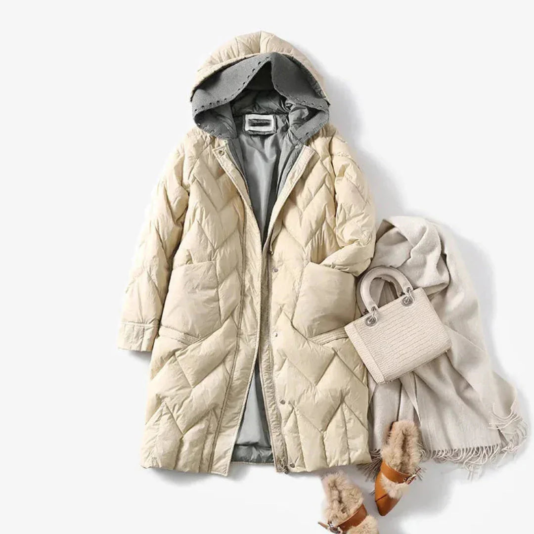 Parka oversized en duvet de canard pour femme