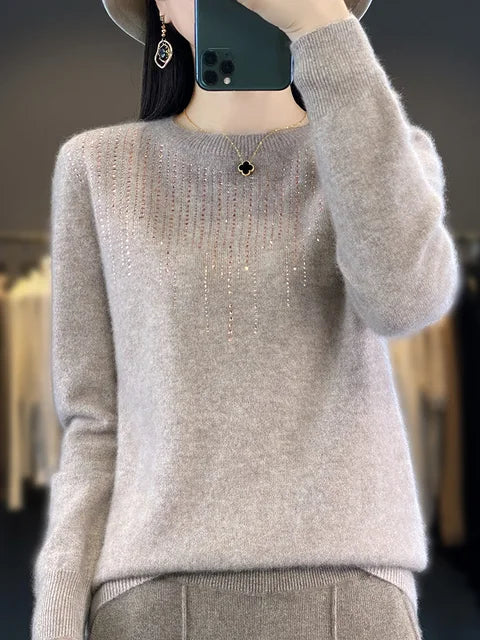 Pull scintillant pour femme chaud et tendance