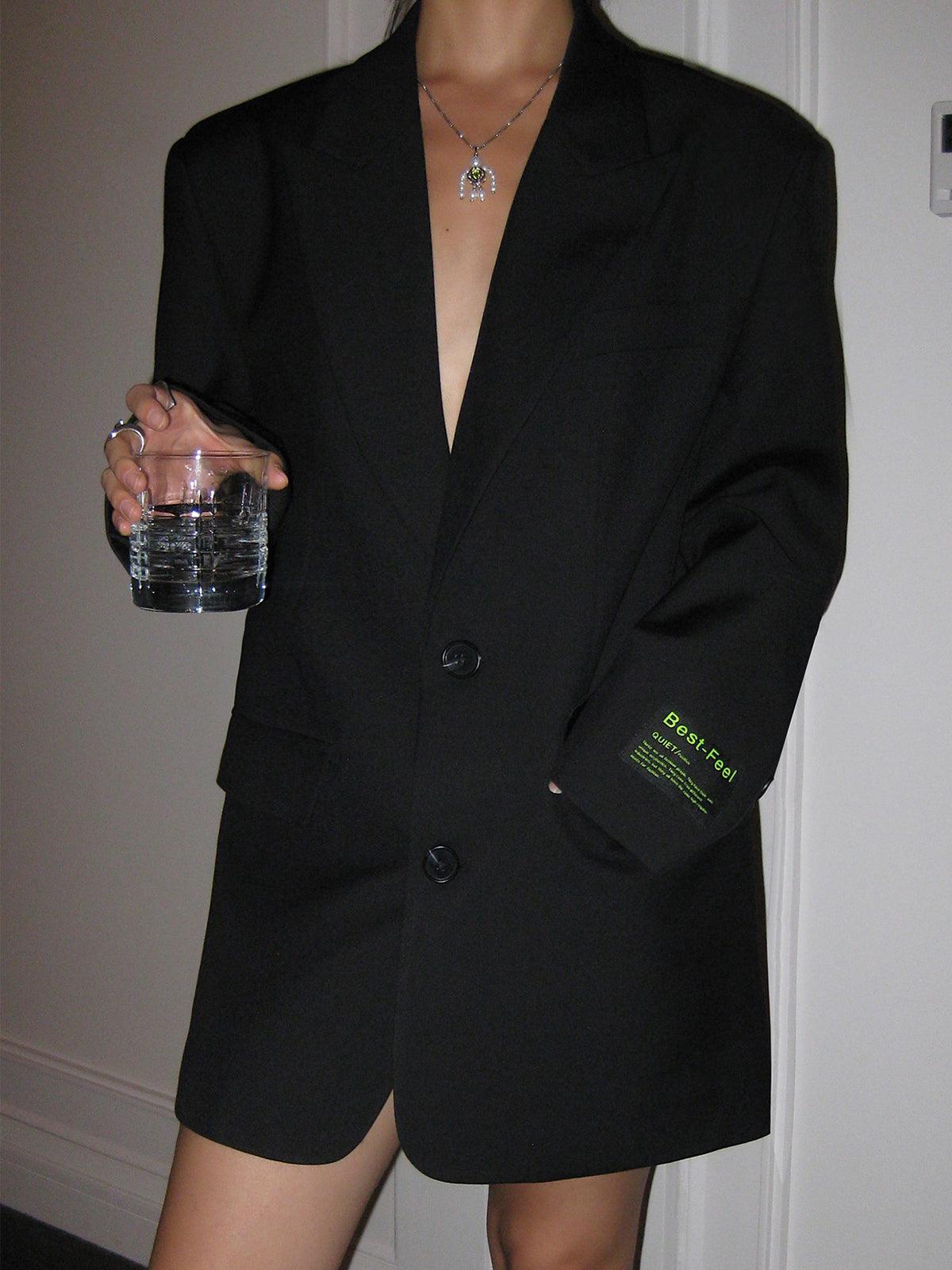 Blazer élégants pour femmes, coupe oversize classique