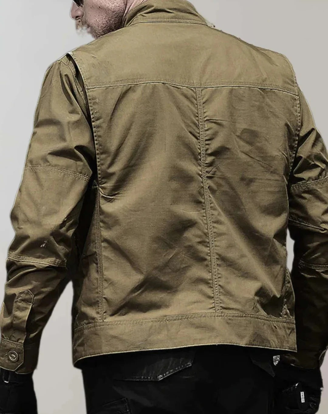 Praktische Herrenjacke Taktisch Cargo Stil - IdealeKleiden