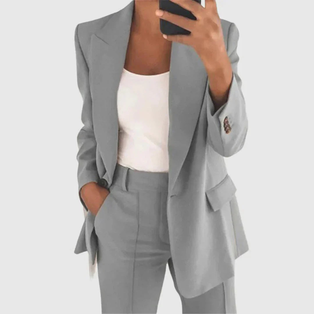 Blazer élégant noir pour femme