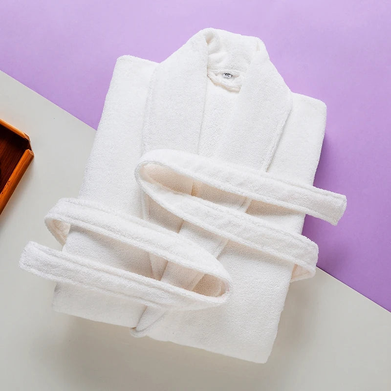Peignoir douillet pour homme long en polaire