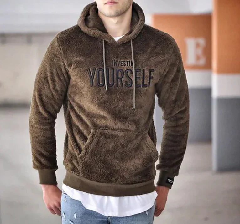 Sweat-shirt à capuche confortable et chaud pour hommes