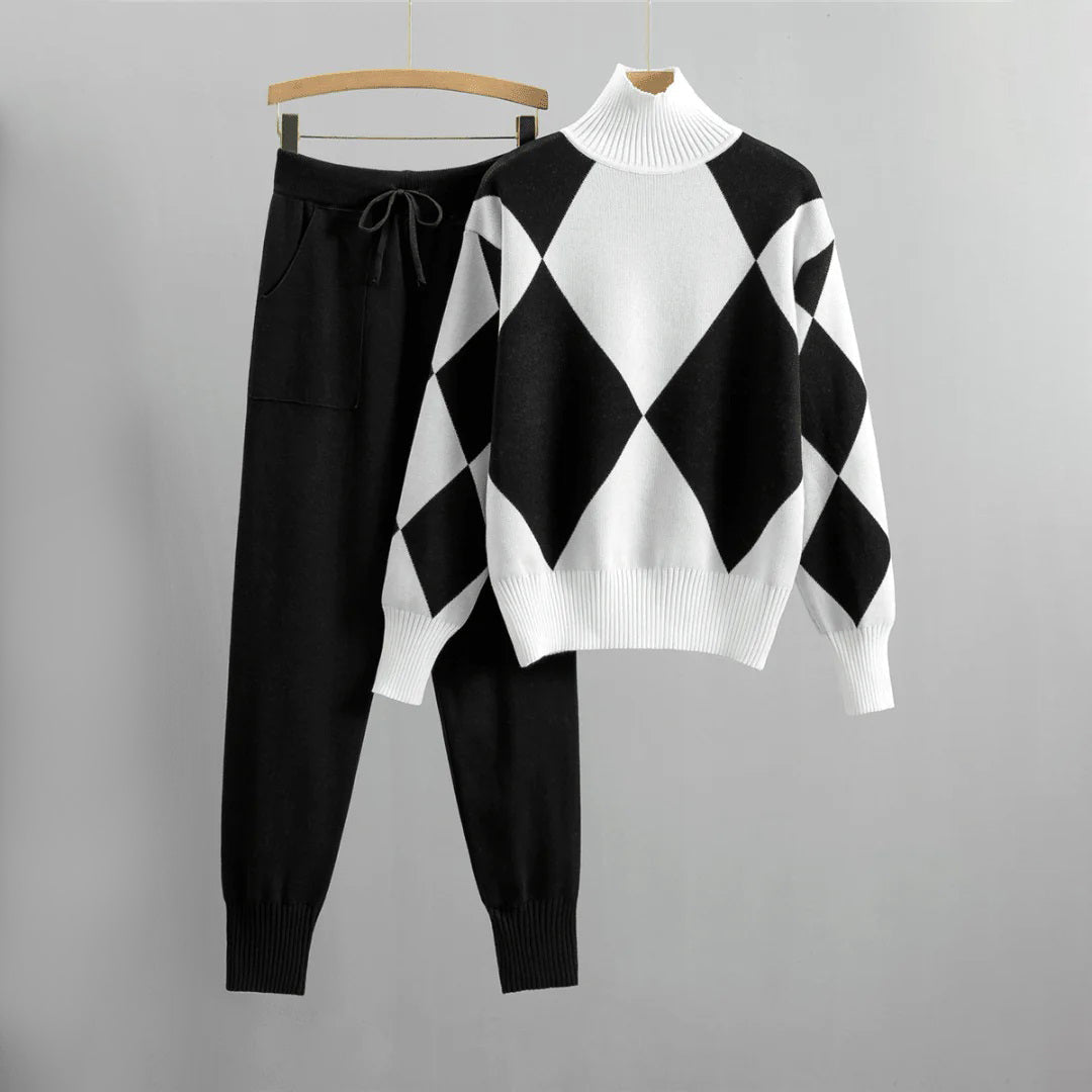 Ensemble douillet jogging et pull pour femme