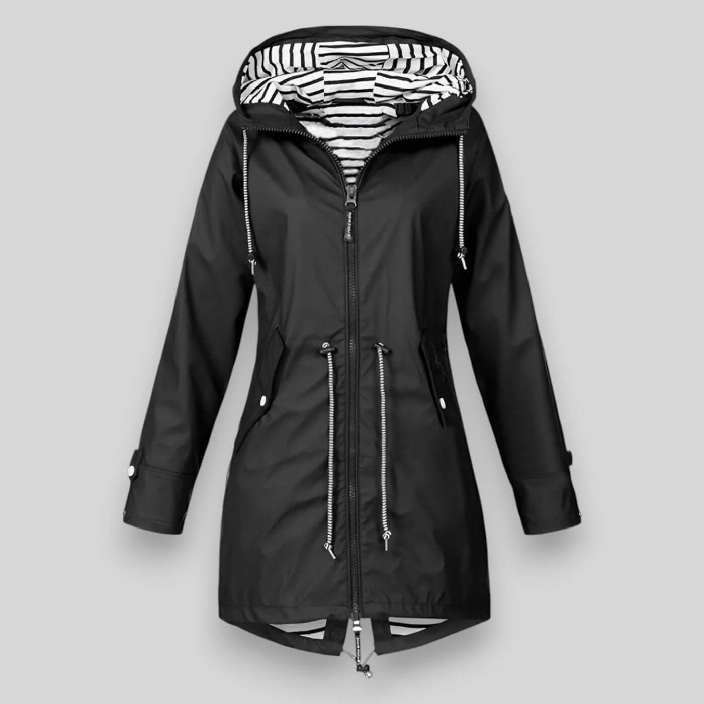Veste de pluie pour femme imperméable style élégant