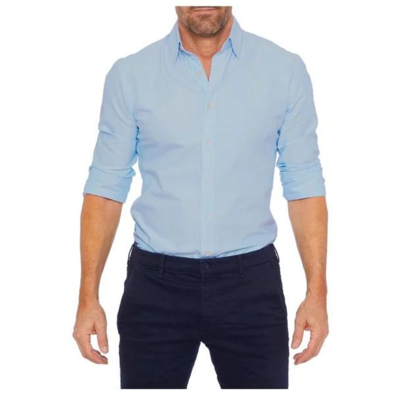 Chemise élégante à manches longues pour homme
