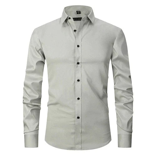Chemise habillée homme manches longues sans repassage