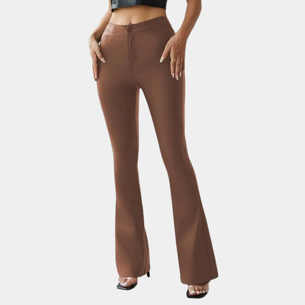 Pantalon femme chic slim fit élégant