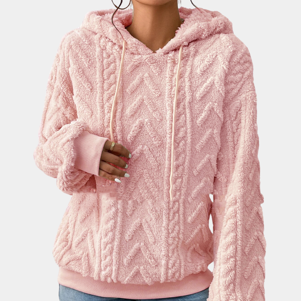 Sweat à capuche pour femme, chaud pour l'hiver