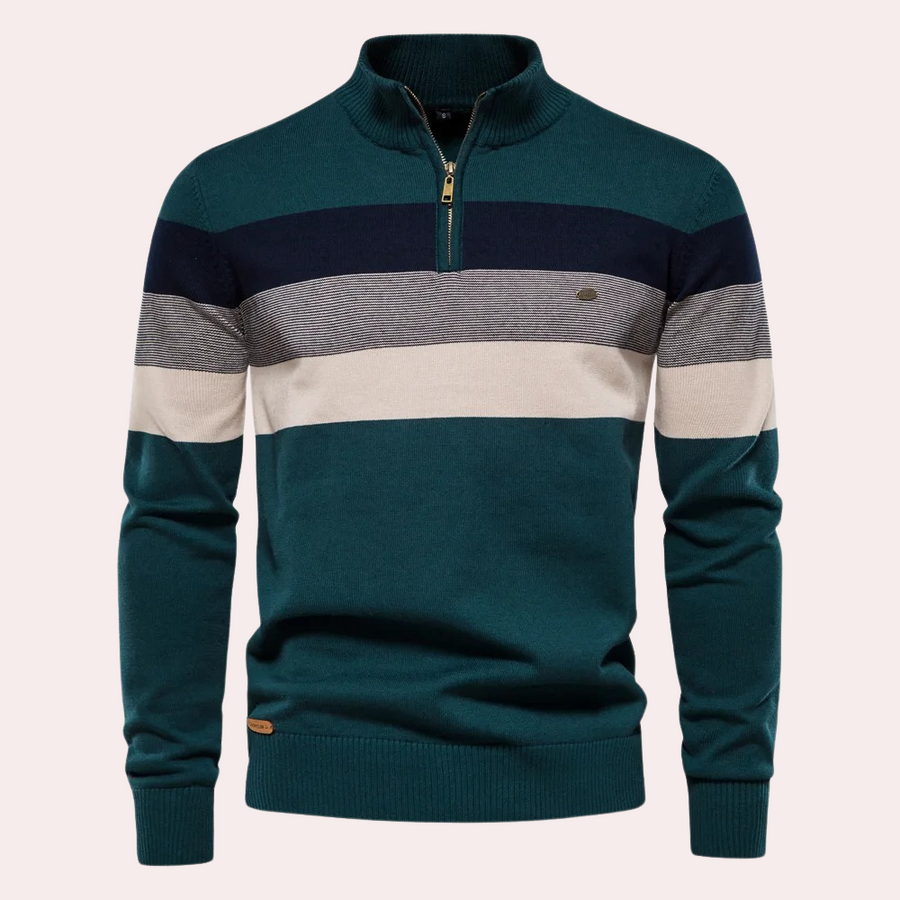 Calvin | Pull Homme Moderne à Rayures