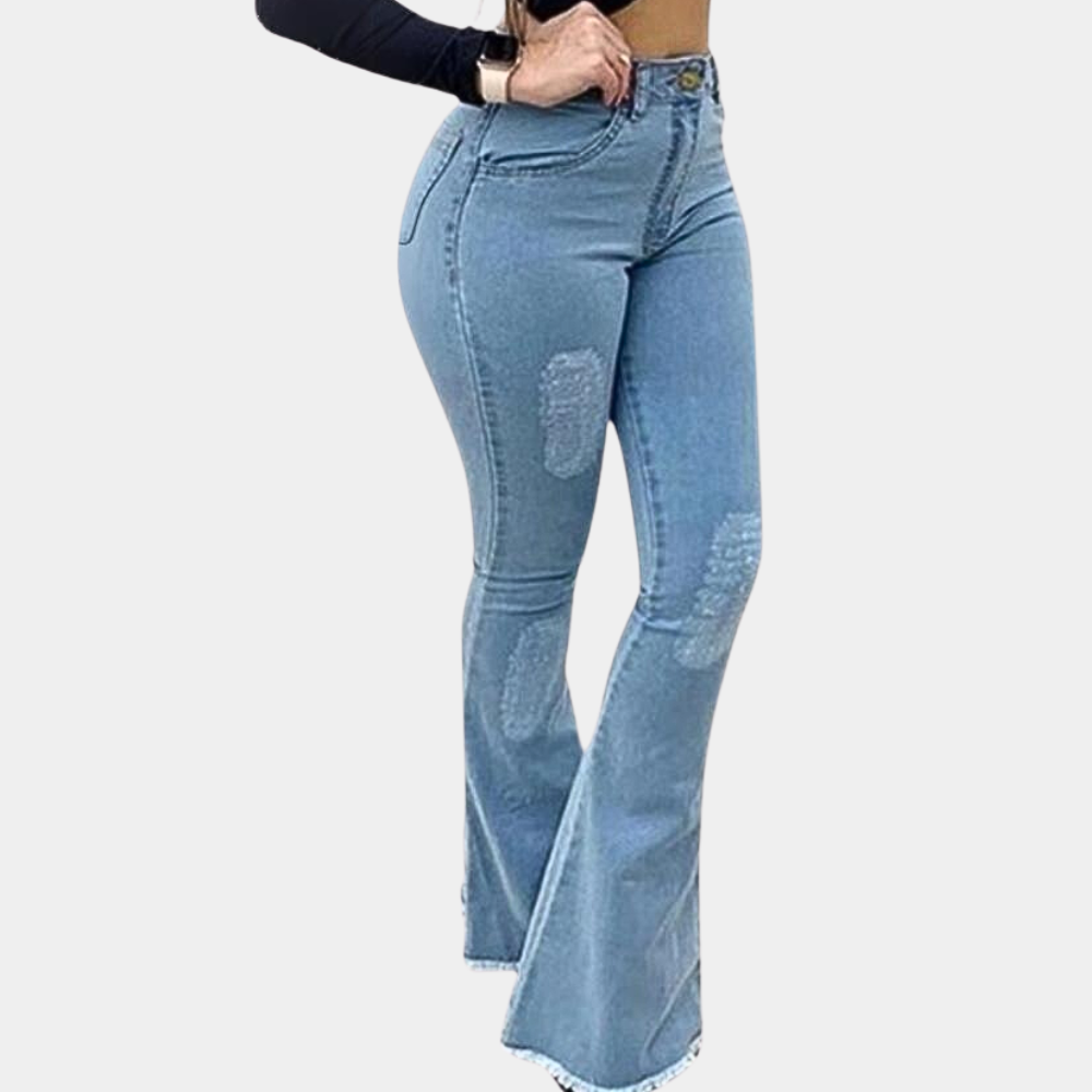 Pantalon pattes d'éléphant femme style moderne
