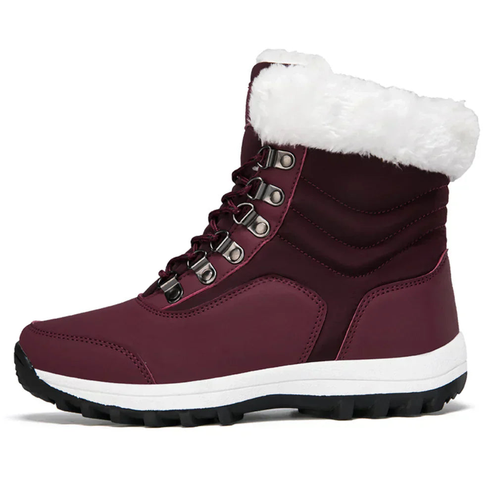 Bottes d'hiver femme chaudes antidérapantes