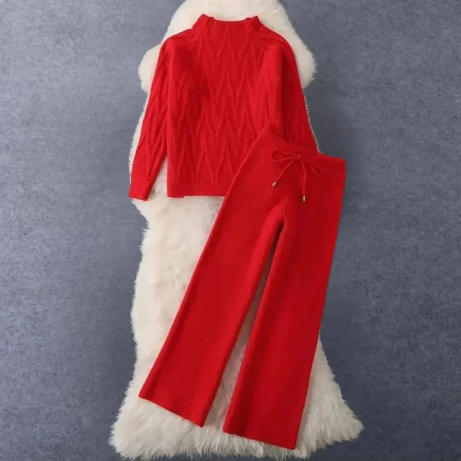 Ensemble en tricot 2 pièces élégant et moderne pour femme
