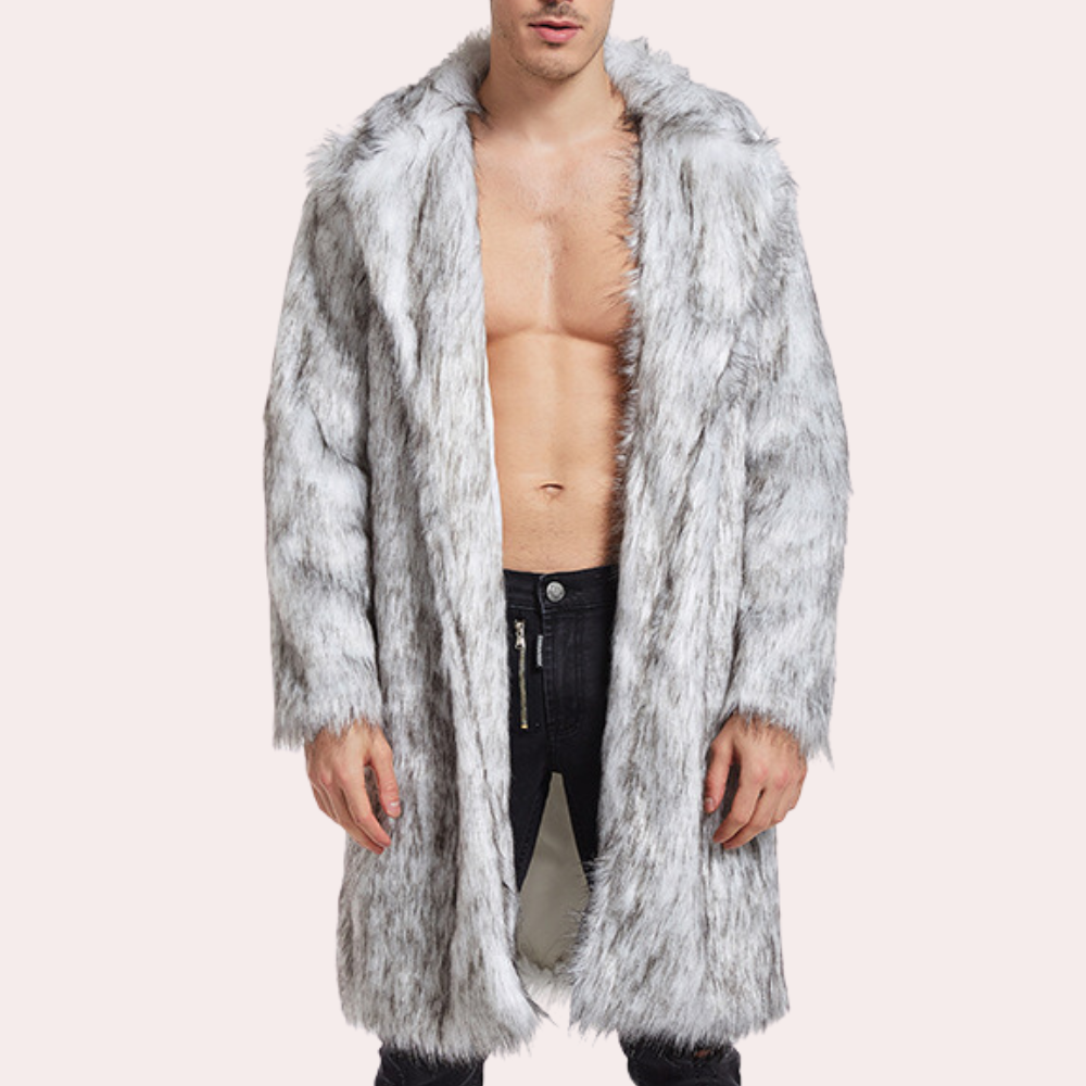 Manteau d'hiver élégant pour homme Noir