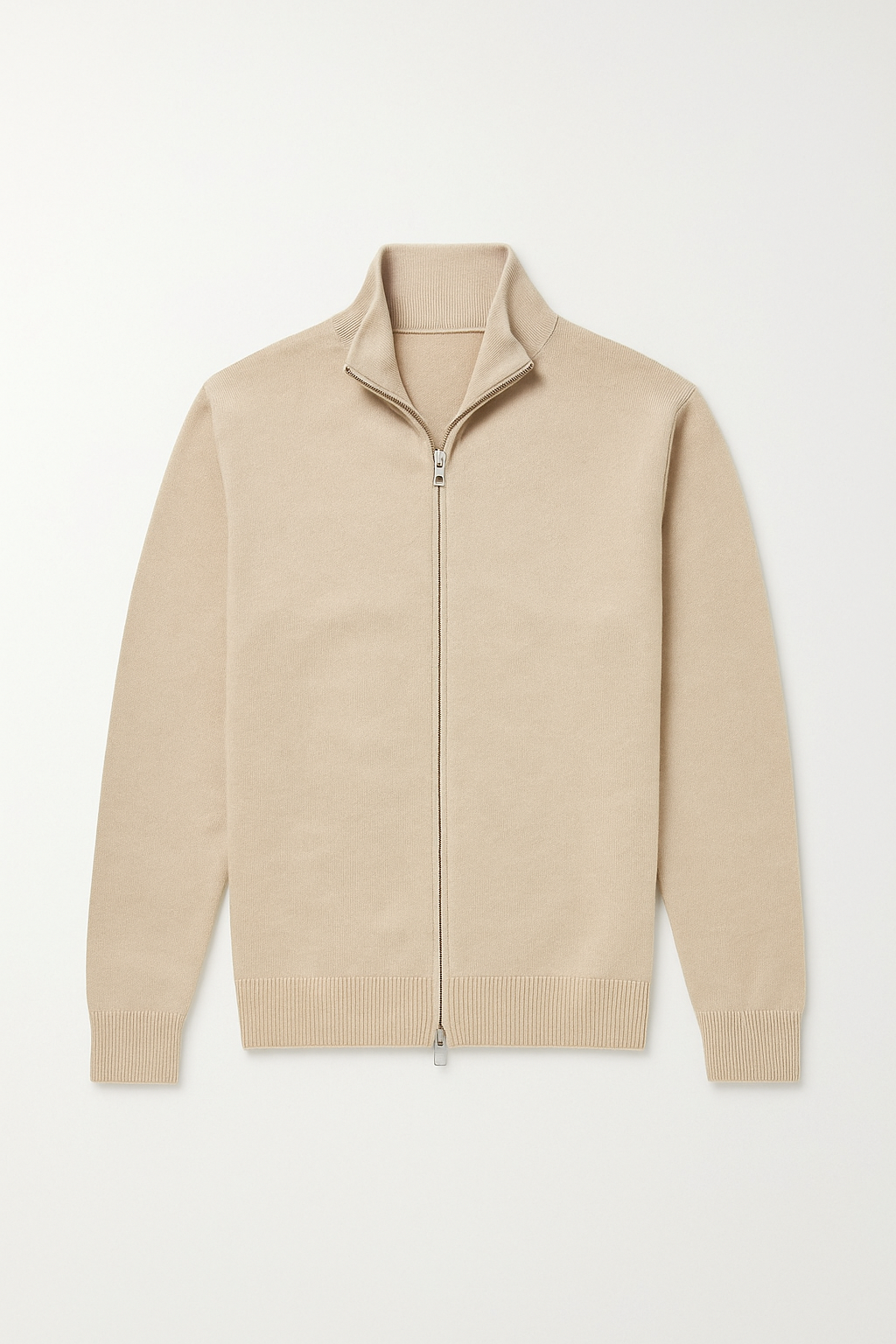 Cardigan homme manches longues zippé