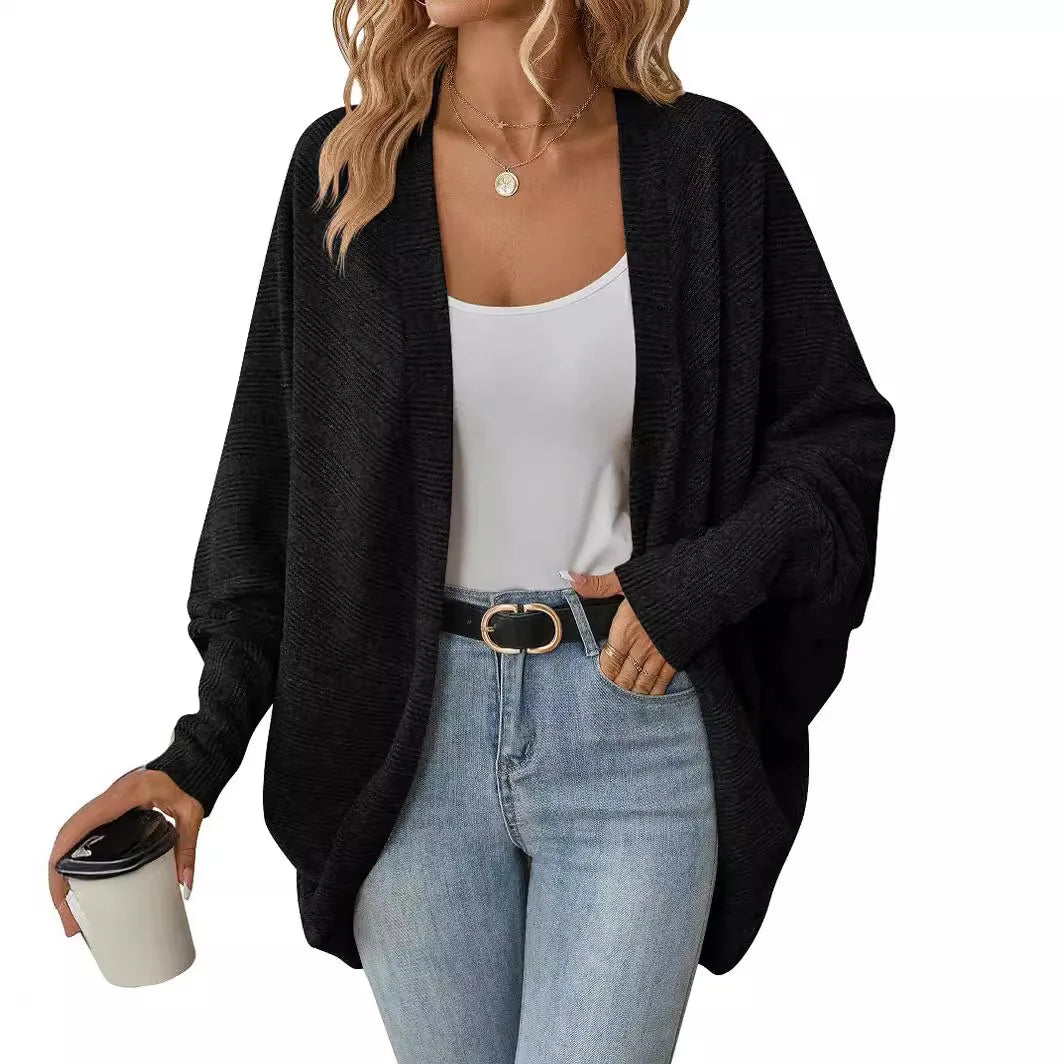 Gilet long élégant pour femme automne hiver
