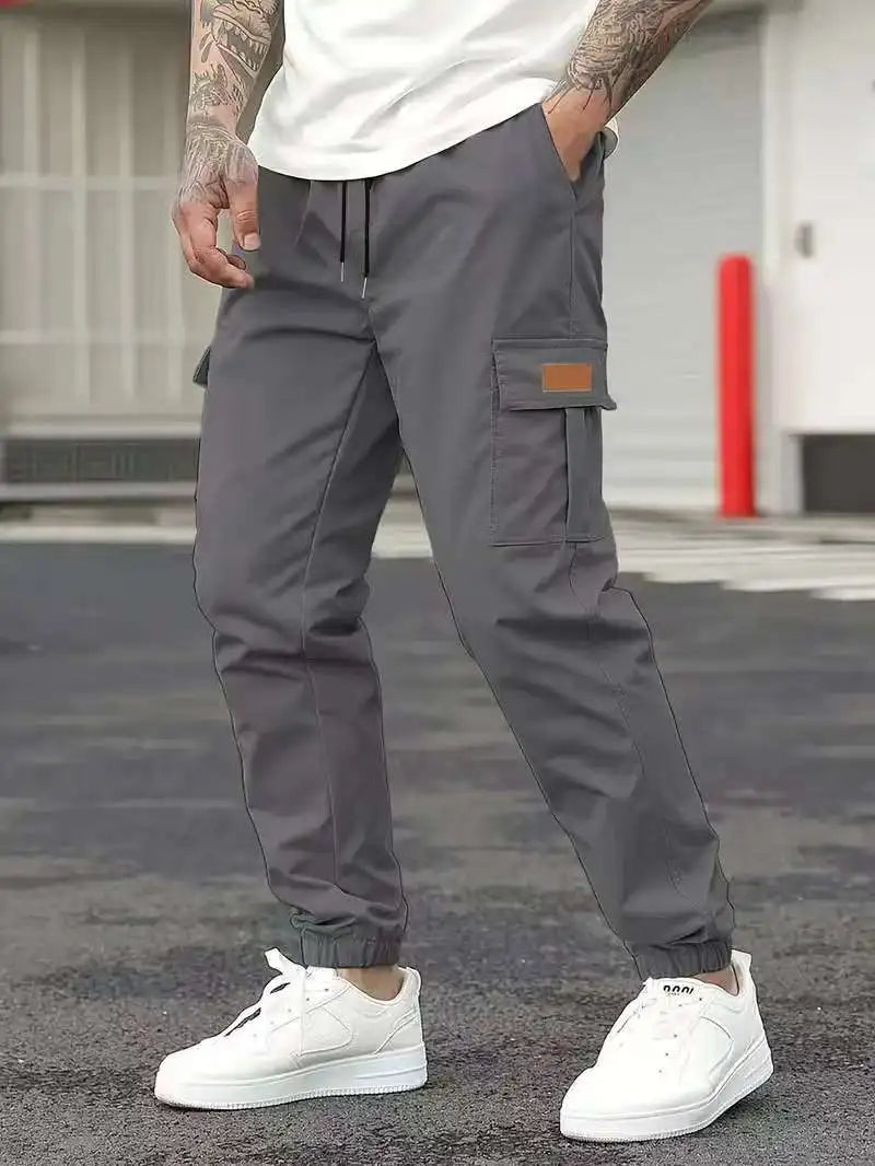 Pantalon cargo confortable pour hommeCoupe décontractée