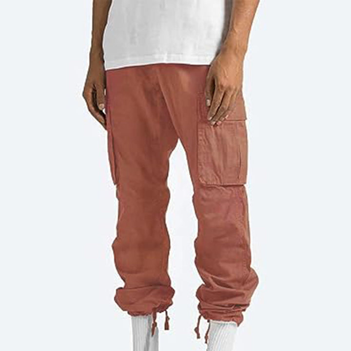 Pantalon cargo homme coupe droite confortable