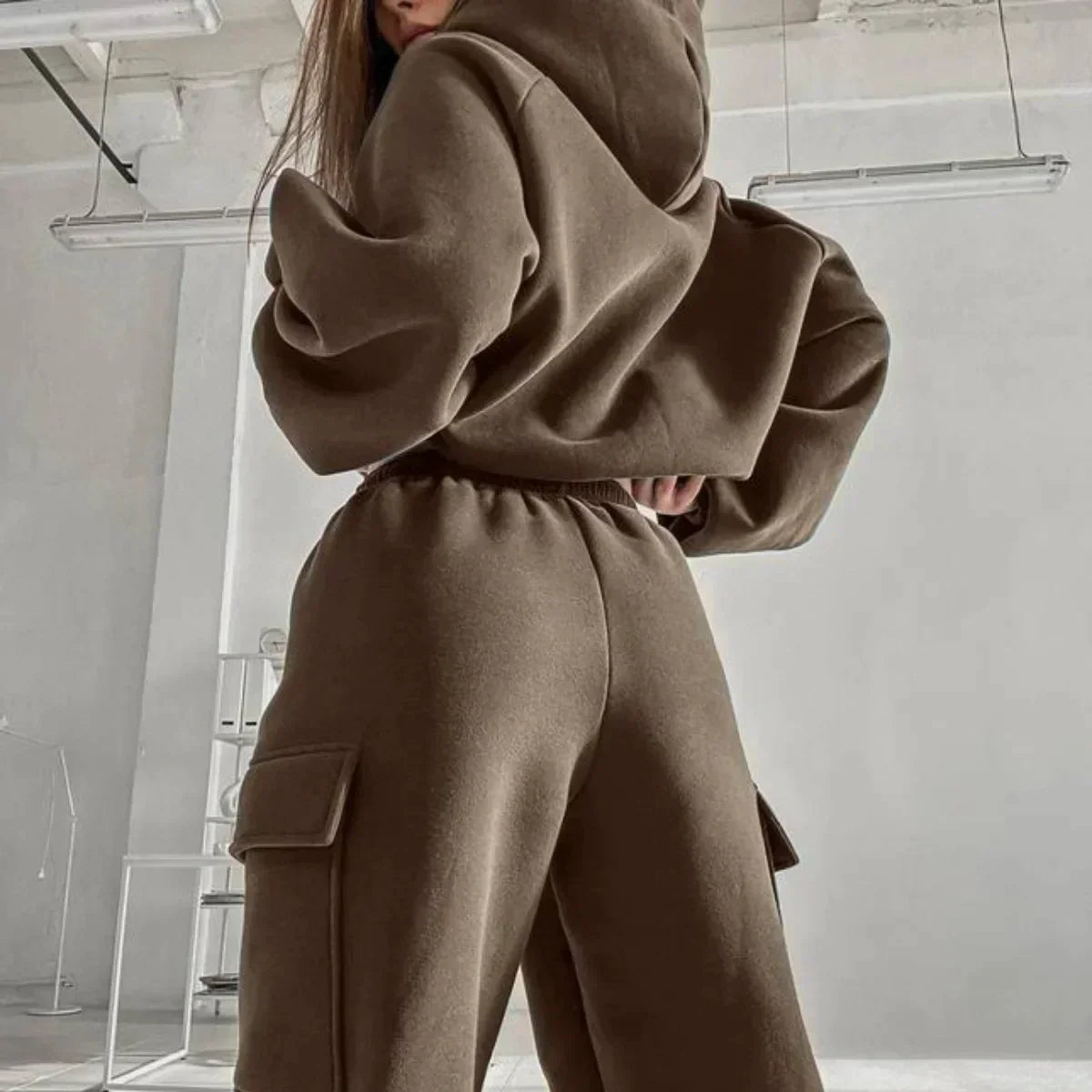 Ensemble de survêtement femme décontracté ample