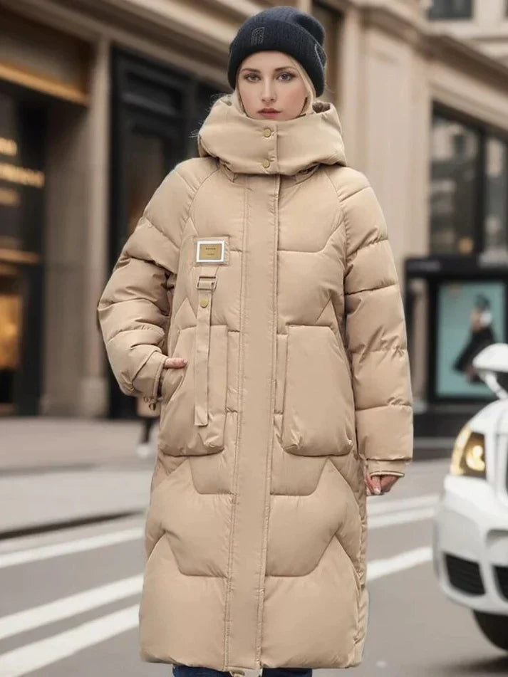 Veste d'hiver classique pour femme, chaude et isolée