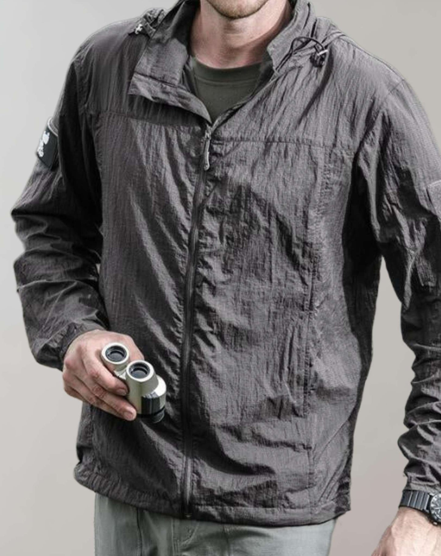 Veste extérieure imperméable Légère Fermeture éclair