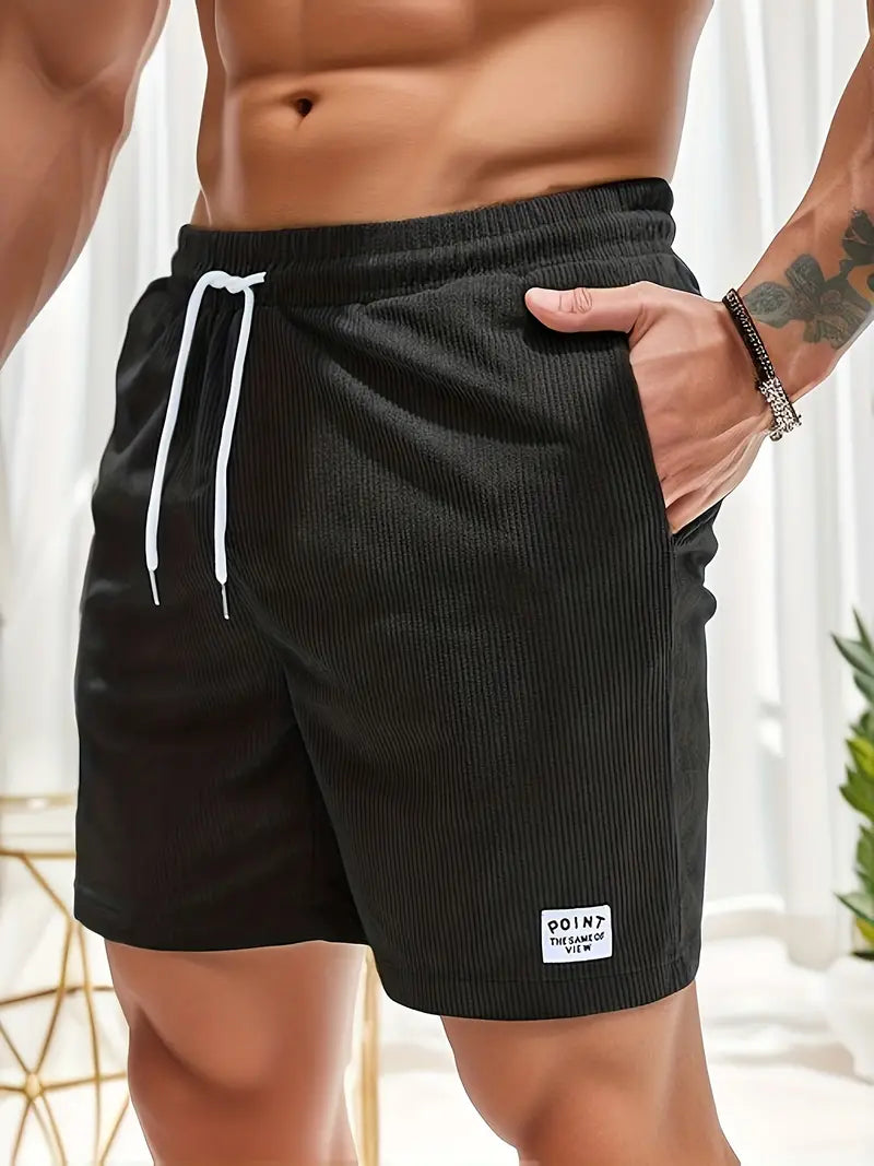 Shorts en velours côtelé pour hommes Confortables pour l'été