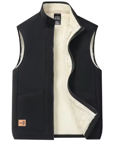 Gilet homme chaud hiver doublé