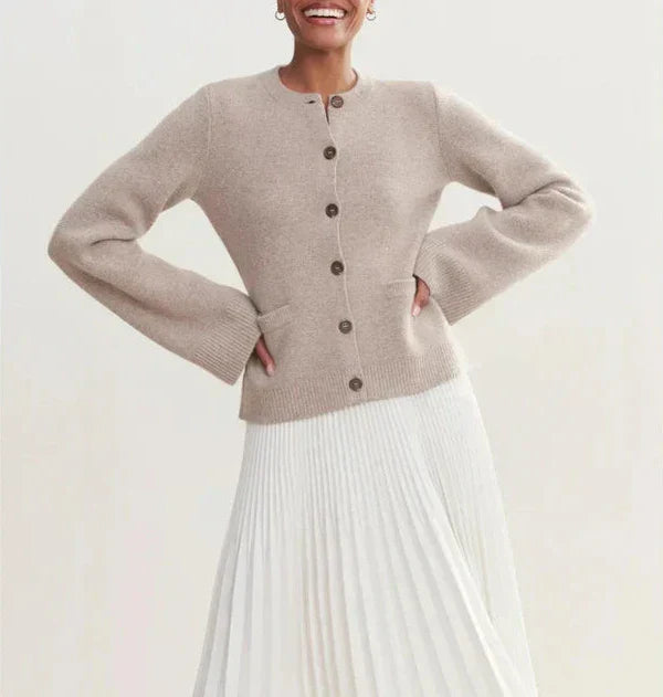 Gilet en tricot pour femme Cardigan Chic moderne d'automne