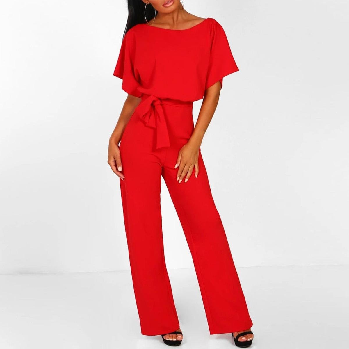 Ensemble d'été pour femme - Combinaison élégante à manches courtes