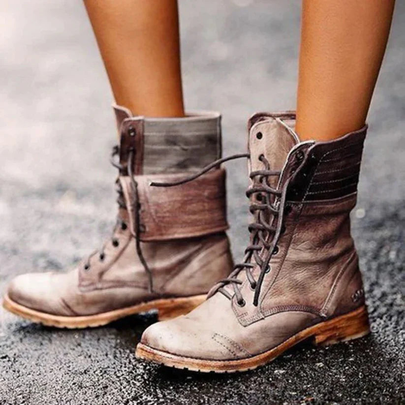 Élégantes Bottes en Cuir pour Femme