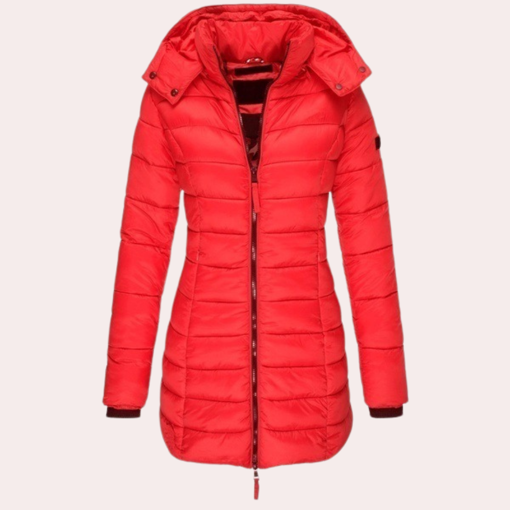 Doudoune d'hiver élégante femme qualité luxe