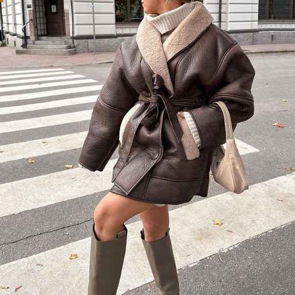 Manteau d'hiver élégant pour femmes