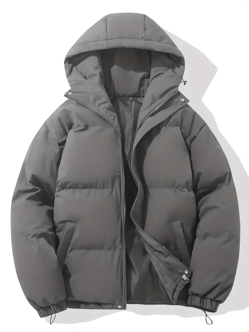 Parka d'hiver long à capuche pour femme