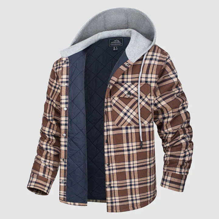 Harrison - Veste d'hiver chaude en flanelle pour homme