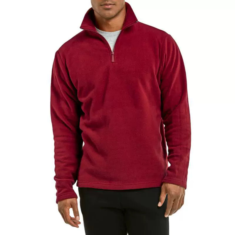 Pull polaire homme fermeture éclair