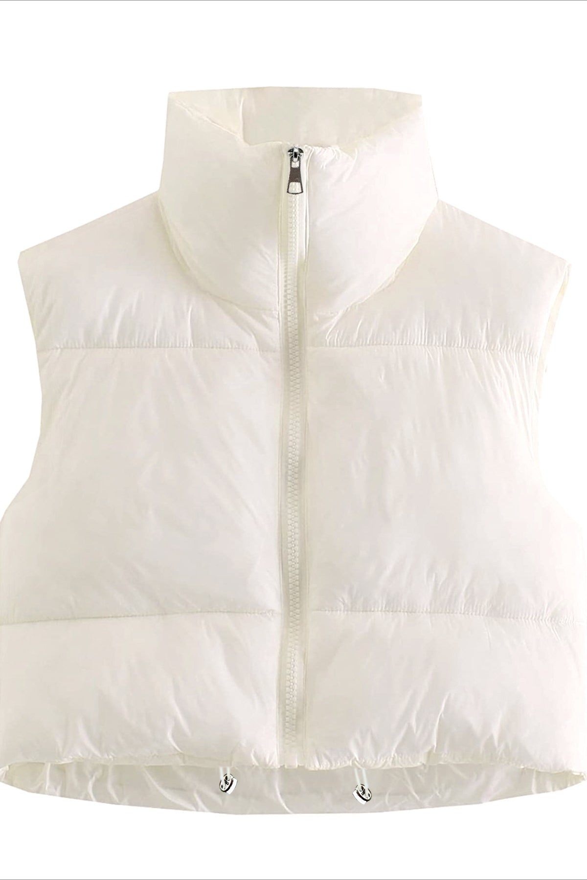 Gilet en polaire chaude pour femme avec fermeture éclair