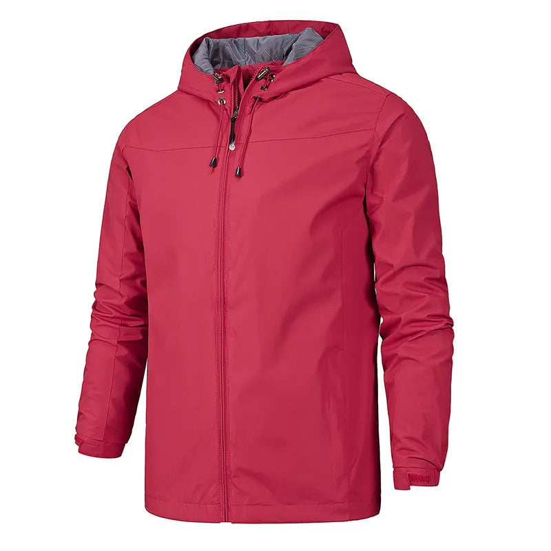 Veste d'extérieur imperméable grise