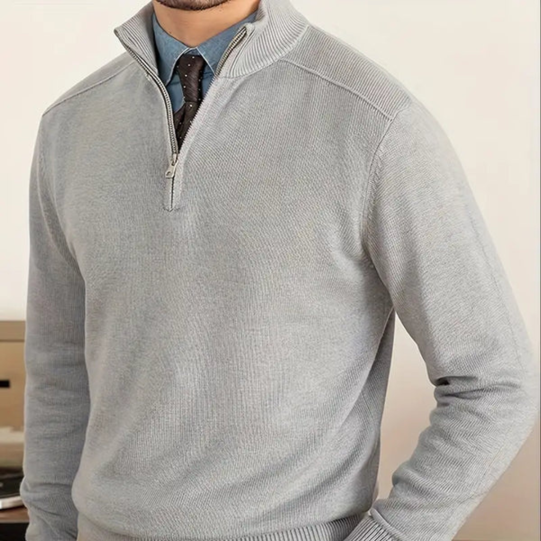 Pull homme moderne col en V